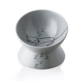 SWEEJAR Raised Cat Bowl for Dry Wet Cat Food