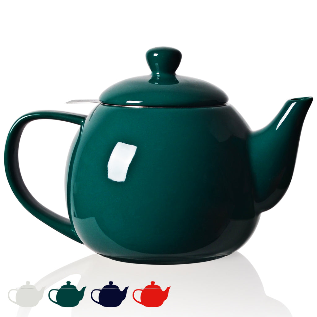 SWEEJAR Porcelain Teapot with Infuser and Lid