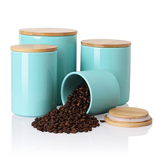 Sweejar Ceramic Canisters Food Storage Jar | Set of 4