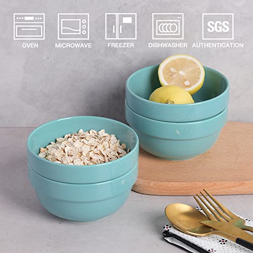 Sweejar Porcelain Desssert Bowls | 12 Ounce | Set of 4