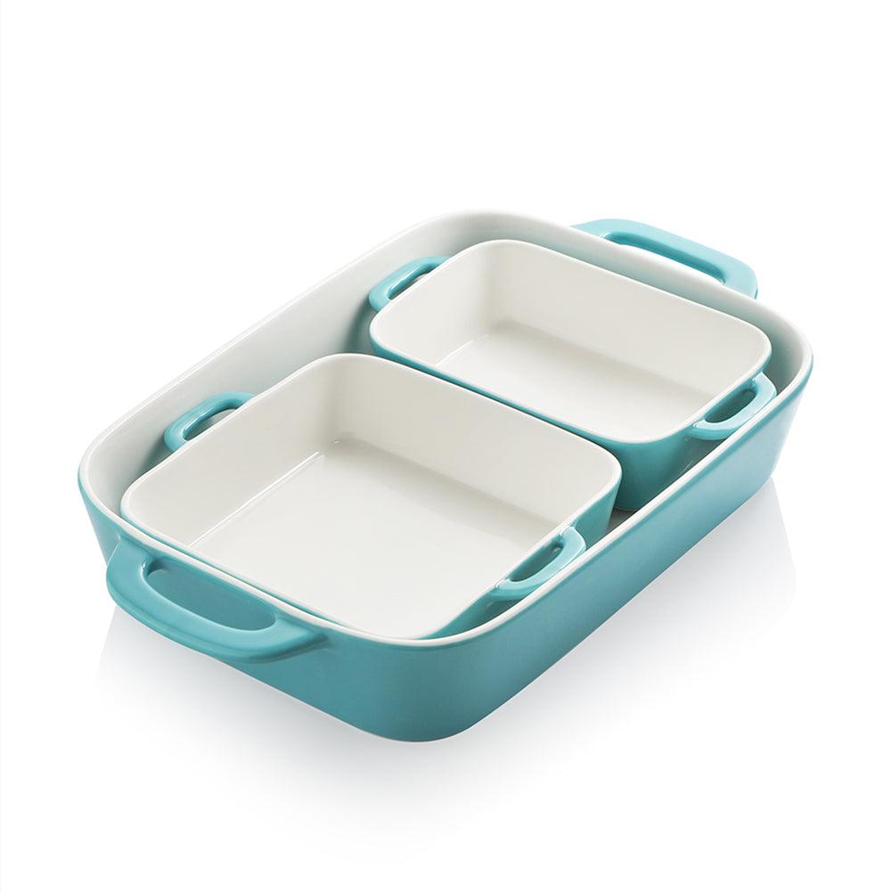 SWEEJAR Ceramic Bakeware Set | Porcelain Baking Pans