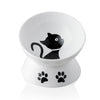 SWEEJAR Raised Cat Bowl for Dry Wet Cat Food