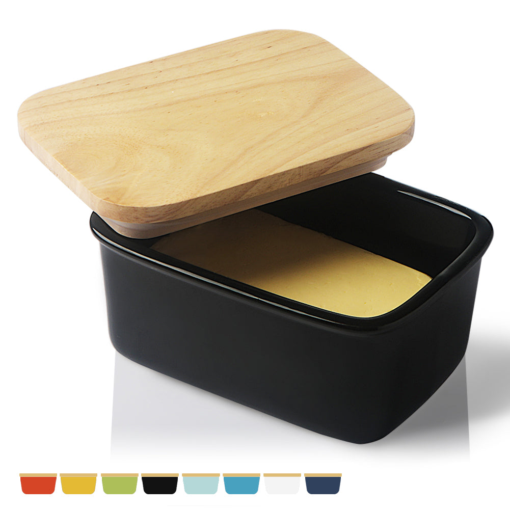 Sweejar Home Porcelain Butter Dish with Lid