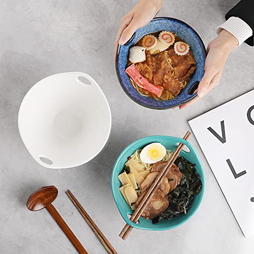 SWEEJAR Porcelain Ramen Bowls | Set of 2