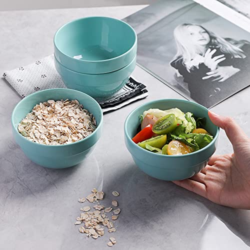 SWEEJAR 7/8/9 inch Serving Bowls for Salad Pasta Soup, Ceramic