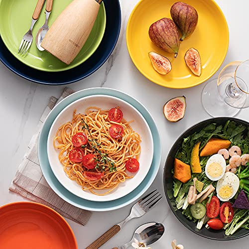 SWEEJAR 25oz Pasta Bowls | Set of 4