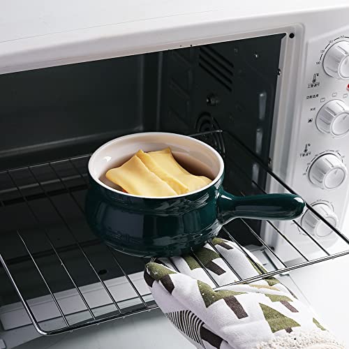 SWEEJAR Porcelain Soup Bowls with Handle | Oatmeal, Stew, Dishwasher, Microwave Safe