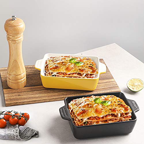 SWEEJAR Ceramic Bakeware Set, Rectangular Baking Dish Lasagna Pans for –  Sweejar Home