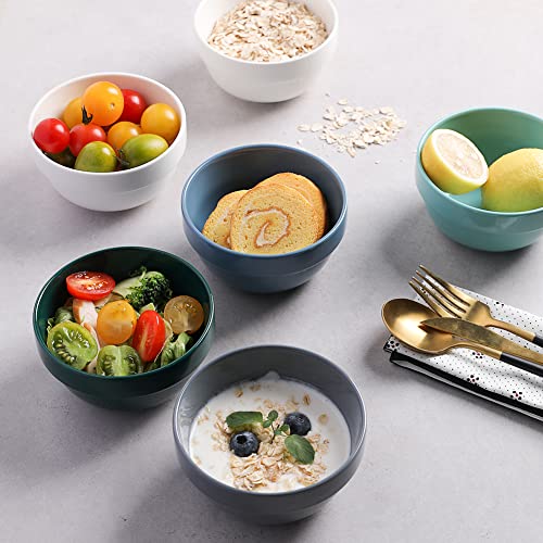 Sweejar Porcelain Desssert Bowls | 12 Ounce | Set of 4