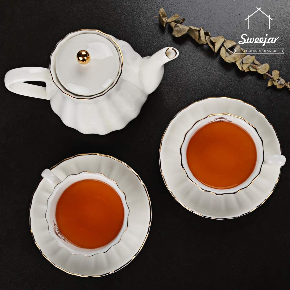Xianreng Royal Teapot, Ceramic Tea Pot With Removable Stainless