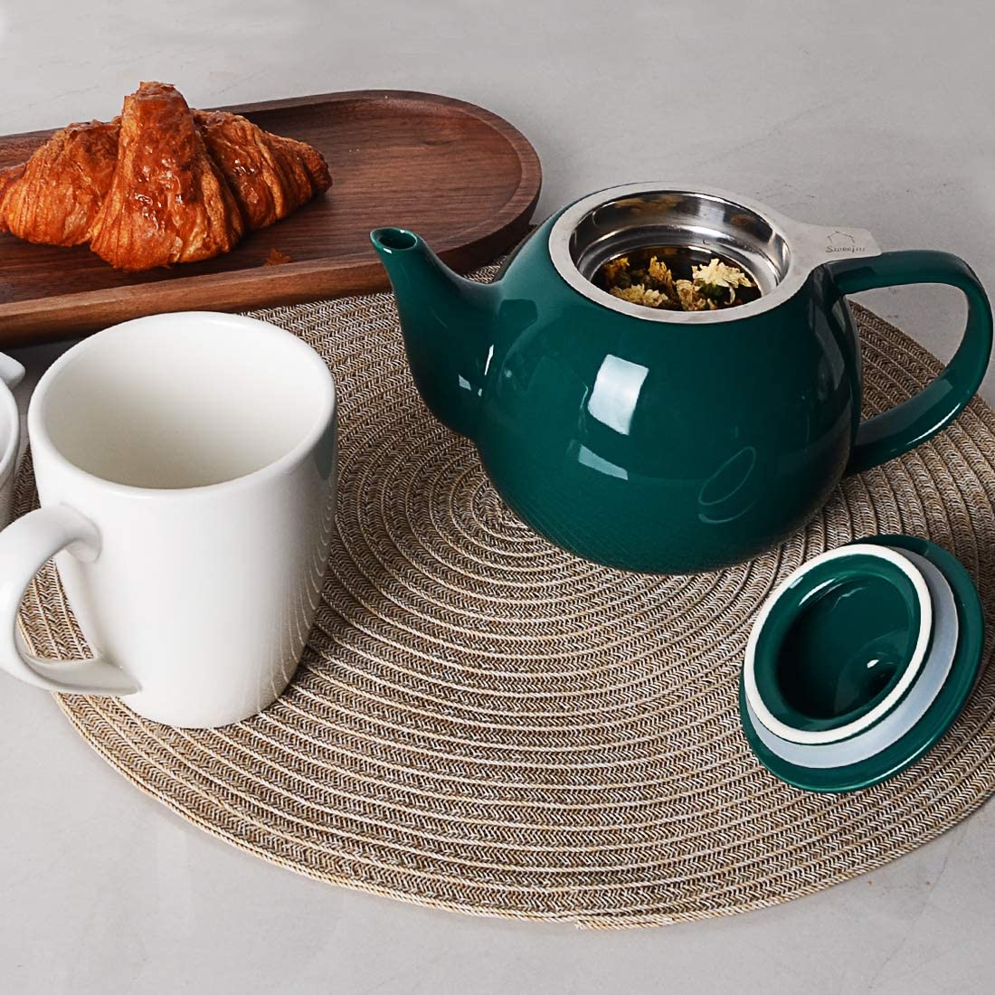 SWEEJAR Porcelain Teapot with Infuser Lid – Sweejar Home